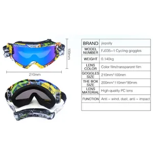 Oem Odm-gafas deportivas personalizadas para Motocross, lentes para Motocross Mx Fox, diseño para hombre, precio al por mayor