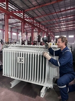 Transformateur triphasé immergé dans l'huile haute tension 50Hz, 35kV à 480V, haute stabilité, grande capacité, pour applications minières et métallurgiques
