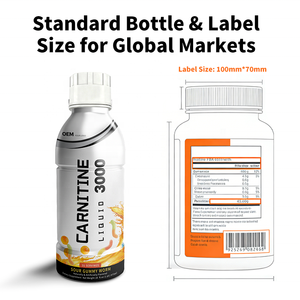 Carnitina Líquida al por Mayor, Marca Privada OEM, 3000mg, Suplementos Herbales para el Cuidado Corporal y Energía Deportiva, para Vendedores de Amazon FBA - Product Image 4