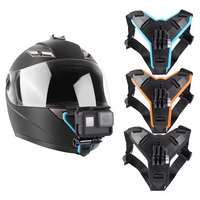 Support universel pour mentonnière de casque pour caméra d'action, compatible avec les casques intégraux, support pour sports de plein air