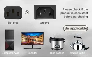 Кабель от производителя 3-контактный, 90 градусов, штекер EU IEC C13 16A 250V, шнур питания для ноутбука, настольного компьютера, кабель питания