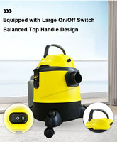 Machine de nettoyage de tapis multifonctionnelle au design innovant jaune vif LESP
