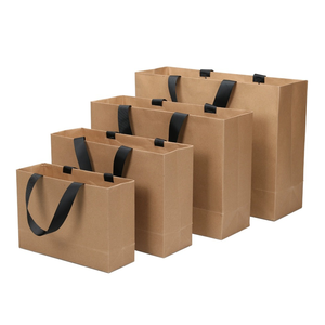 <span class=keywords><strong>Sac</strong></span> en papier <span class=keywords><strong>kraft</strong></span> de luxe avec poignée, recyclable et imprimé offset, pour usage professionnel, pour <span class=keywords><strong>cadeau</strong></span> - Product Image 4