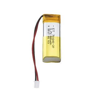 원래 배터리 팩 부품 701640-2P 3.7V 840mAh <span class=keywords><strong>2</strong></span> 병렬 스마트 리튬 폴리머 배터리 팩 로케이터 미용 기기 - Product Image 1
