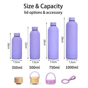 Custom logo Garrafa Gua Termica Mini <b>Thermos</b> Tass Gourde Personnalisable Blue Stainless Vaccum Hot and Cold Bottle Water - Product Image 4