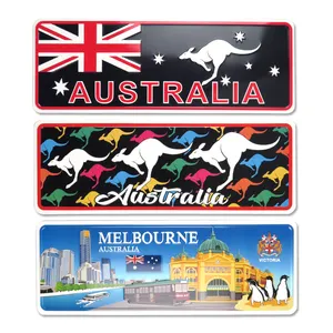 新趋势新奇礼品装饰澳大利亚纪念品铝车牌