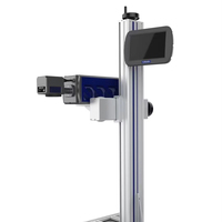 Machine de marquage laser volant au CO2 40W, marqueur laser volant au CO2 40W pour la production, marquage de la date et du numéro, DOYA