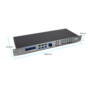 Processeur de son numérique DF2.6SP Advanced <span class=keywords><strong>2</strong></span>.6SP, largeur de bande de 4,75 octaves, gain réglable en pas de 0,1 dB pour rack audio professionnel - Product Image 6