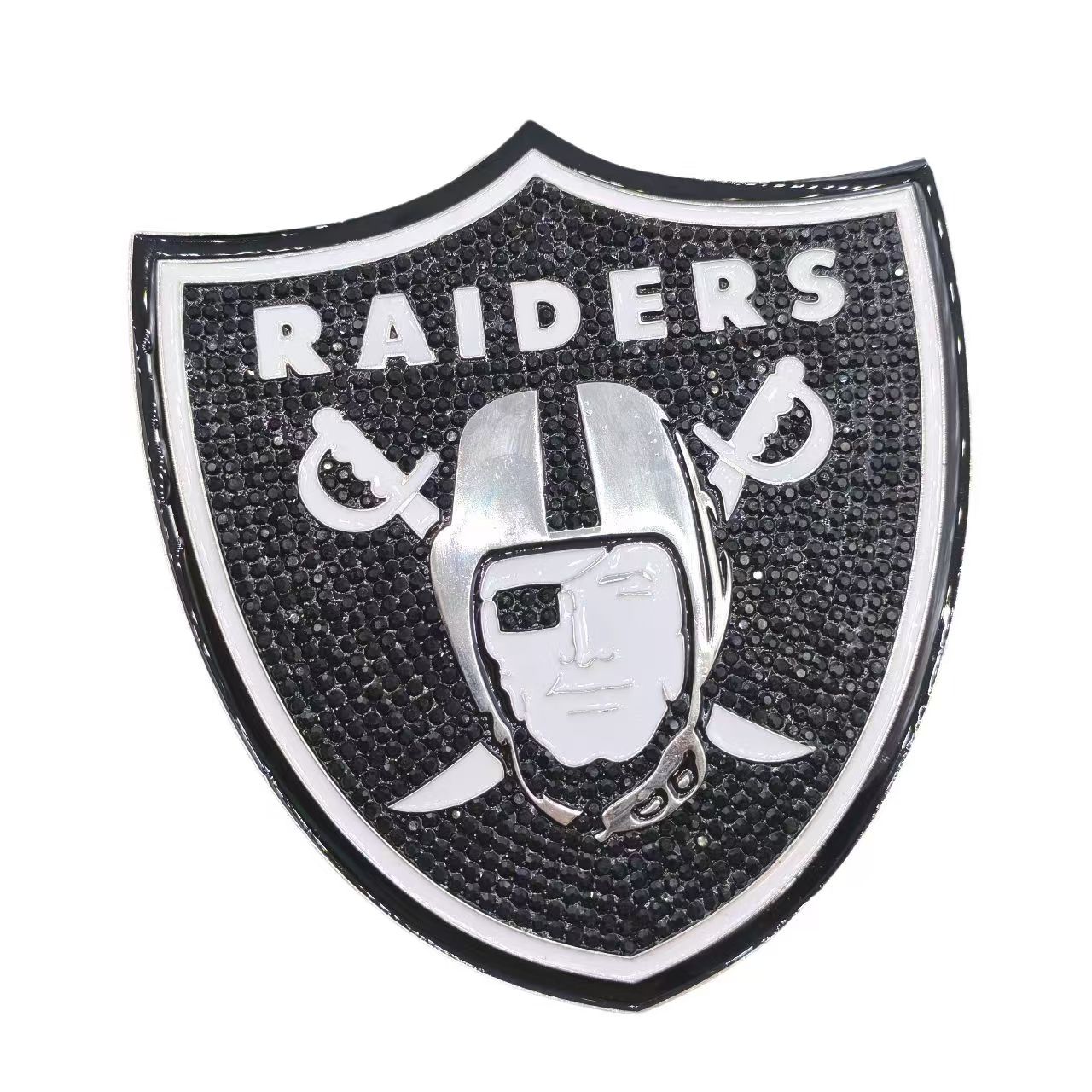 Индивидуальные серебряные подвески Auckland Raiders 7-дюймовые мужские модные водонепроницаемые ювелирные изделия с водяным бриллиантом