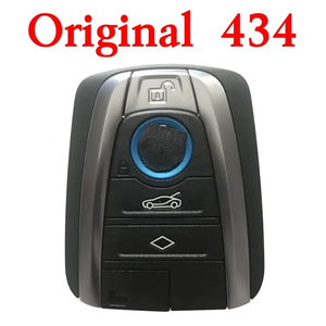Clé de voiture intelligente de remplacement FEM I80 - Clé de proximité pour véhicule 434 MHz avec petit boîtier - Product Image 3