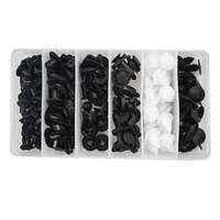 Ensemble de pare-chocs, garde-boue et coffre de voiture universel en plastique ABS de haute qualité avec protection et décoration Noir