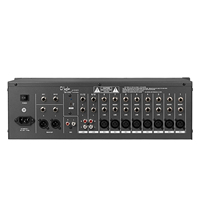 D120M Mélangeur audio professionnel 12 canaux monté en rack intégré avec effet Console audio analogique pour les performances sur scène