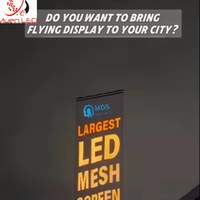 Muen Drone Flying LED Screen Impermeable Evento publicitario de alta calidad que muestra Captura Vistas impresionantes Drones para publicidad