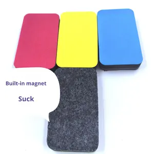 Gomme magnétique pour <span class=keywords><strong>tableau</strong></span> blanc <span class=keywords><strong>et</strong></span> <span class=keywords><strong>tableau</strong></span> noir, gomme à <span class=keywords><strong>craie</strong></span> en <span class=keywords><strong>feutre</strong></span>, modèle 8002, taille 9*5*1.4, fabricant en gros - Product Image 4