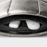 Housse d'ordinateur portable rembourrée en cuir PU imperméable personnalisée de 13 à 14 pouces pour MacBook Neo Air 13, Dell Surface Laptop 13