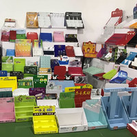 Présentoir à étages détachable avec étagères en PVC écologique résistant à l'eau pour supermarchés et magasins de détail