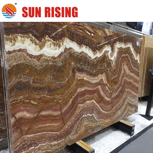 Chéo Trong Suốt Cắt hổ đỏ <span class=keywords><strong>Onyx</strong></span> tấm đá cẩm thạch - Product Image 3