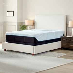 Matelas en mousse à mémoire de forme rafraîchissante de qualité supérieure - Matelas de lit matelassé imperméable en tricot pour la vente en gros - Fabrication directe OEM/ODM - Product Image 1