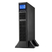 Onduleur monophasé en rack 6 kVA 10 kVA PF 1 pour salle serveur, télécommunications et applications de précision