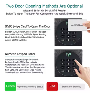 IP65 tahan air KR602M 13.56MHz MF pembaca kartu 125KHz sistem kontrol akses untuk Panel kontrol masuk pintu - Product Image 5