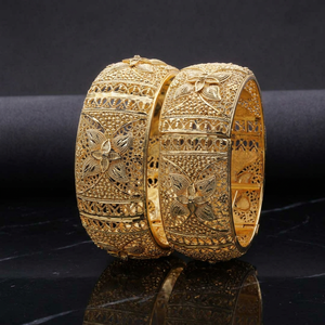 Wholesale Dye Gold Plated Forming Luxury Bangles Fashion Bangles Traditional Wedding Women's Jewelry Brass Gold <b>Filled</b> Bangles - Product Image 3