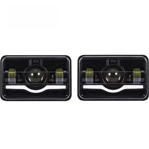 Faro LED Rectangular de 5 Pulgadas, Luz Alta/Baja, Proyector DRL, Color 6000K, 12V 45W 10000 Lúmenes, Bombilla H4, Nuevo, Universal - Product Image 2