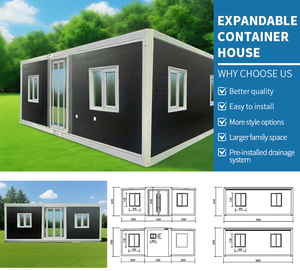 廉价微型预制平板住宅折叠可扩展容器住宅<span class=keywords><strong>3</strong></span>卧室带浴室 - Product Image 3
