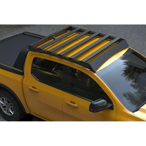 Barre transversale barres de toit pour <span class=keywords><strong>Ford</strong></span> Ranger T8 T9 Raptor(2022-) tout-terrain 4x4 camionnette aluminium Plus porte-bagages en acier - Product Image 5