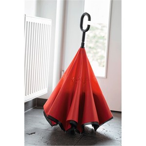 Wholesale Bright Color Modern Pongee Advertising Umbrella with Long Handle Manual Open Straight Design for Company Gift