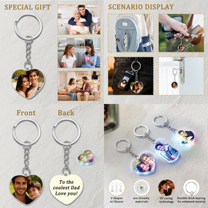 Khóa móc chìa khóa PVC in UV, ảnh màu sắc sống động, chống va đập, quà tặng thời thượng, bộ sưu tập tùy chỉnh, thương hiệu nổi tiếng - Product Image 4