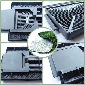 Alfombra Reutilizable de 3 Capas para Perros con Bandeja y Césped Artificial - Product Image 5