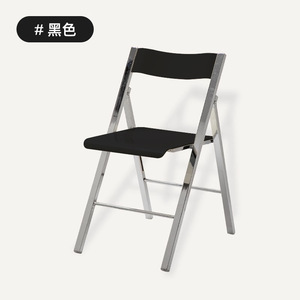 Sedia Pieghevole Trasparente Moderna con Schienale in Acrilico e Telaio in Metallo, Sedia Salvaspazio per Sala da Pranzo e <span class=keywords><strong>Soggiorno</strong></span> - Product Image 5