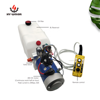 Remorque à benne basculante de levage de voiture 12V DC Double solénoïde pompe de remorque à benne basculante unité de puissance hydraulique électrique
