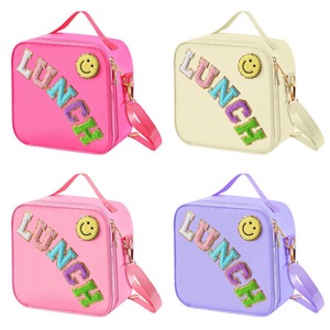 Sac à <span class=keywords><strong>d</strong></span>éjeuner personnalisé en nylon écologique avec fermeture éclair, isolation en <span class=keywords><strong>film</strong></span> <span class=keywords><strong>d</strong></span>'aluminium, pliable et portable, glacière isotherme pour 2 personnes, idéal pour l'extérieur - Product Image 2