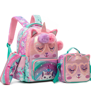 Jasminestar - <span class=keywords><strong>Mochila</strong></span> Escolar 3 en 1 <span class=keywords><strong>con</strong></span> Lentejuelas y Diseño de Mariposa, <span class=keywords><strong>con</strong></span> Lonchera y Estuche para Lápices para Niñas, Directo de Fábrica - Product Image 6