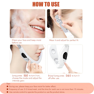 Dispositivo Eléctrico de Microcorriente para Adelgazar el Rostro, Eliminador de Papada, Masajeador Facial, Reafirmante de Piel, Máquina Reductora - Product Image 4
