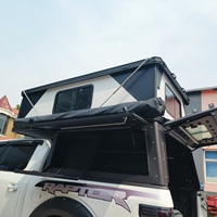 Tente de toit pop-up légère en aluminium pour camping-car, pliable, étanche et moderne pour pick-up