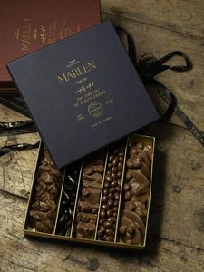 Sang trọng cứng nhắc các loại hộp quà tặng với khay chèn tùy chỉnh nắp và cơ sở bao bì cho trái cây khô Nuts kẹo SÔCÔLA - Product Image 4