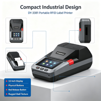 Pabrik Printer Label Termal Grosir Printer Label Mini Portabel Mesin Pelabelan untuk Tag RFID Harga dan Tag RFID Aktif