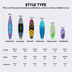 <span class=keywords><strong>Planche</strong></span> à pagaie gonflable à point de chute <span class=keywords><strong>rigide</strong></span> large et antidérapant EVA Deck avec 3 palmes - Product Image 6