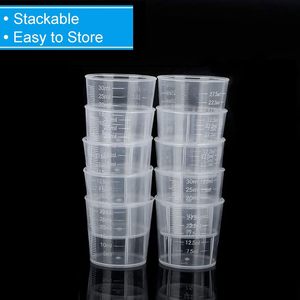 Vasos Graduados de Plástico PP de 5ml, 10ml, 15ml, 20ml, 25ml, 30ml, 250ml, 480ml, Transparentes con Escala para Uso Médico, Certificación ISO, Logotipo Personalizado - Product Image 4
