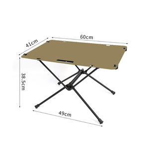Mesa de Camping Plegable Multifuncional Japonesa para Exteriores, Portátil, de Aleación de Aluminio, para Picnic y Cocina, OEM/ODM - Product Image 3