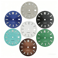 Quadrante Impermeabile in Acciaio Inossidabile da 30,5mm per Movimenti Meccanici NH35/36, Forte Luminosità Verde, Parti per Orologi Naut Mod