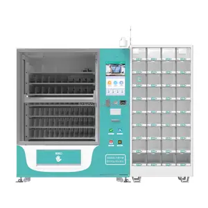 Hospital Smart Vending Machine with Cabinet Lockers for Pharmacy Touch Screen Self Service Cooling Medicine Vendor