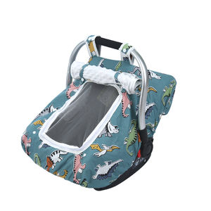 ที่นั่งในรถสำหรับเด็กทารกผ้าฝ้าย & ผ้าตาข่ายระบายอากาศได้ดีที่นั่งในรถสำหรับเด็กทารกในรถเข็นรถเข็นรถเข็นเด็กสุดหรู - Product Image 1