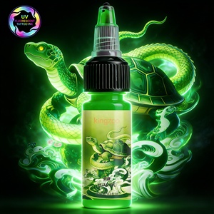 Pigmento Fluorescente para Tatuajes Temporales con Aerógrafo UV, 8 Colores, 15 ml, Tinta para Pintar el Cuerpo, Venta al Por Mayor, OEM/ODM Disponible - Product Image 1