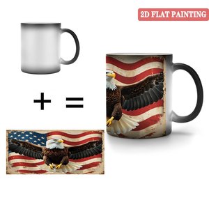 Taza Mágica Novedosa <span class=keywords><strong>para</strong></span> <span class=keywords><strong>el</strong></span> Día <span class=keywords><strong>del</strong></span> <span class=keywords><strong>Padre</strong></span>, 11oz, Negra Esmerilada, Envío Directo, Taza de Cerámica Activada por Calor - Product Image 1