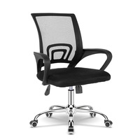 Garantie de satisfaction Mobilier confortable Tissu Accoudoir pliant Étude Ergonomique Executive Chaise de bureau pivotante