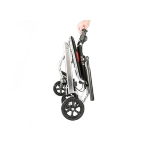 Silla de ruedas plegable ultraligera de aluminio de tránsito de transferencia portátil - Product Image 6