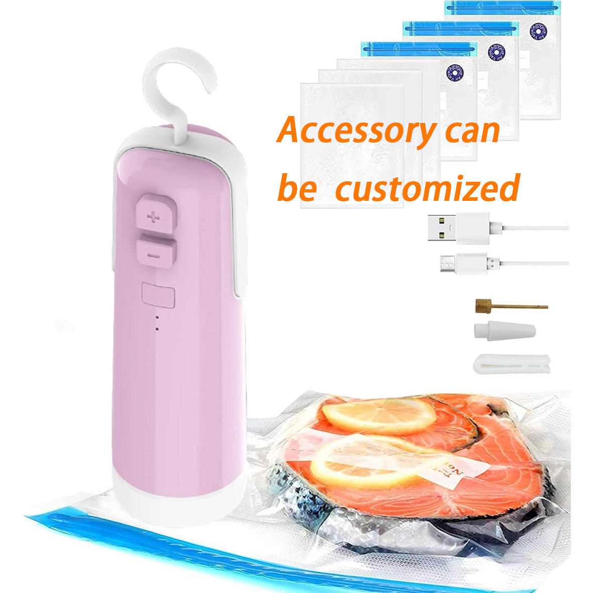 Automatic Electric air Pump for Snack Bag Food Saver Vacuum Sealer